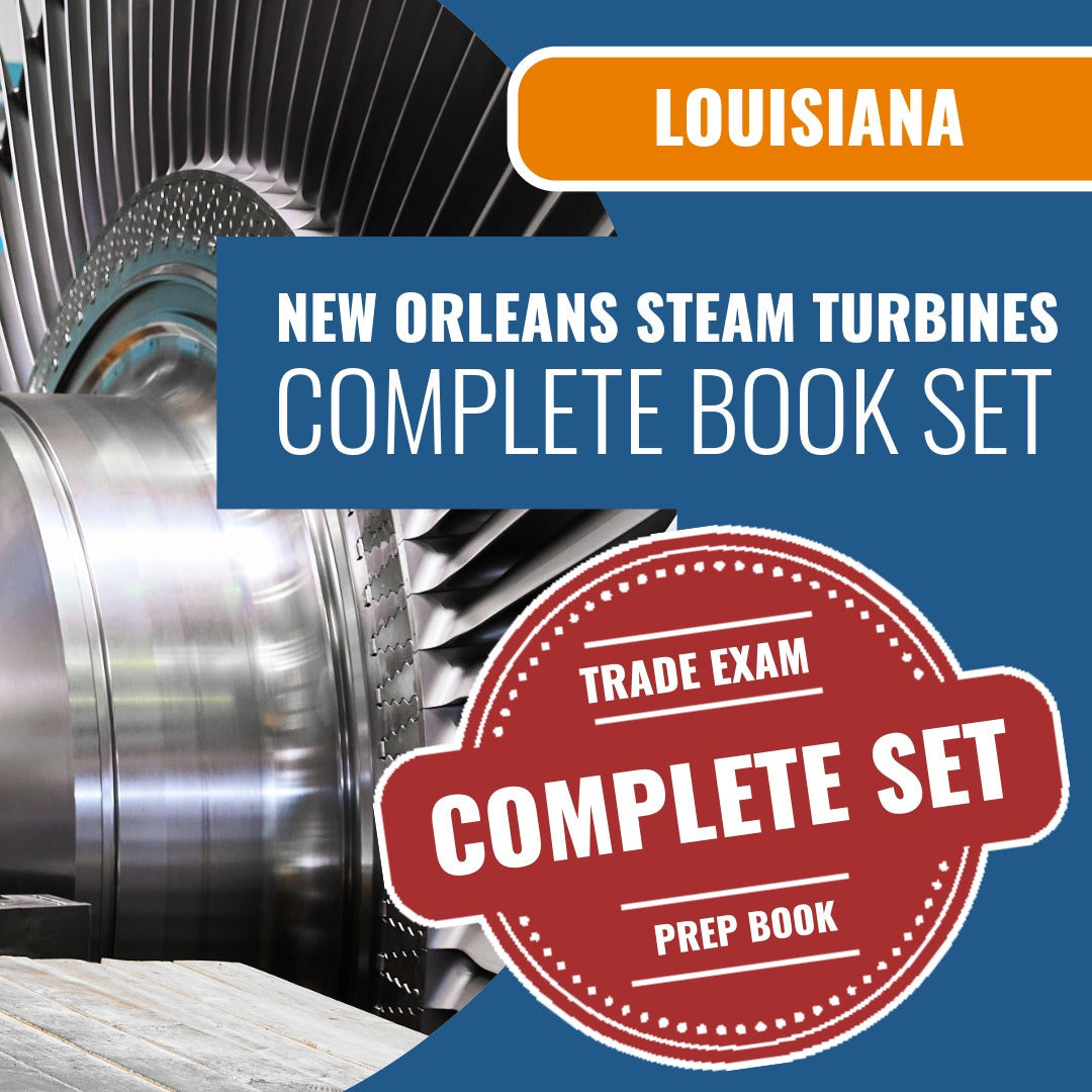 New Orleans Louisiana First Class Steam Turbine Engines (ICC - 633-LA) Exam Book Package