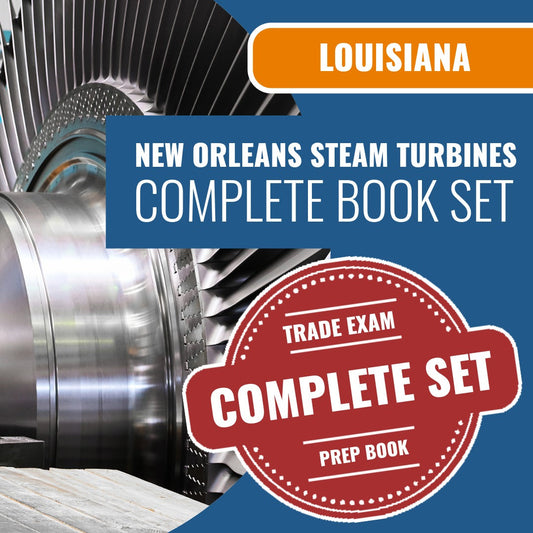 New Orleans Louisiana First Class Steam Turbine Engines (ICC - 633-LA) Exam Book Package