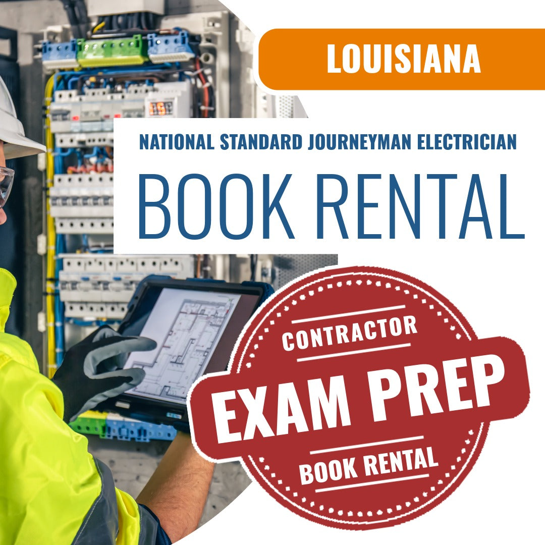 New Orleans Louisiana National Standard Journeyman Electrician (ICC - F17-N) Books & Courses Rental Package