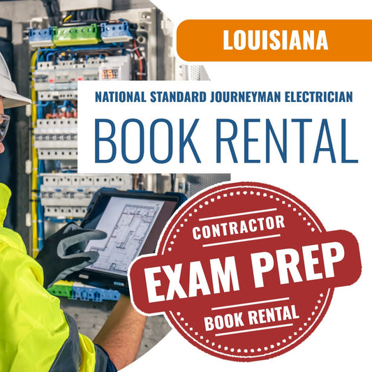 New Orleans Louisiana National Standard Journeyman Electrician (ICC - F17-N) Books & Courses Rental Package
