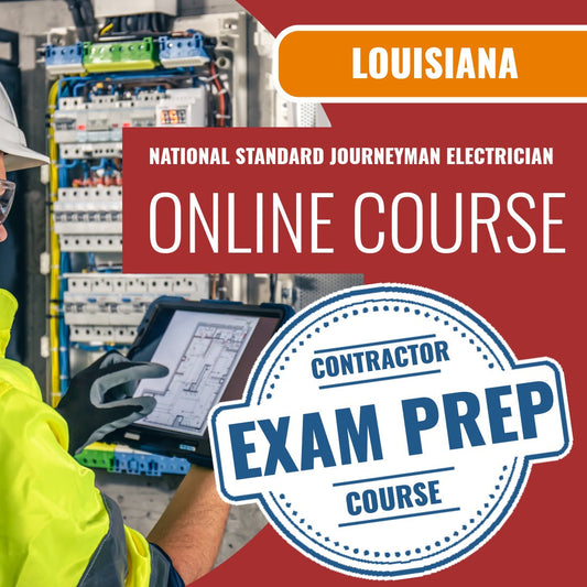 New Orleans Louisiana National Standard Journeyman Electrician (ICC - F17-N) Exam - Online Exam Prep