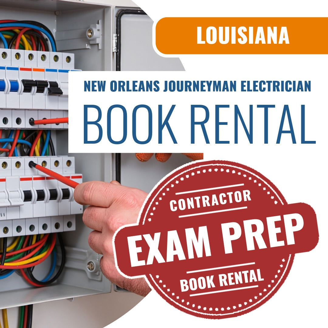 New Orleans Louisiana Journeyman Electrician (ICC - T17-N) Books & Courses Rental Package