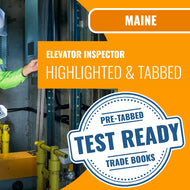 Maine Elevator Inspector Exam Highlighted & Tabbed Book Package