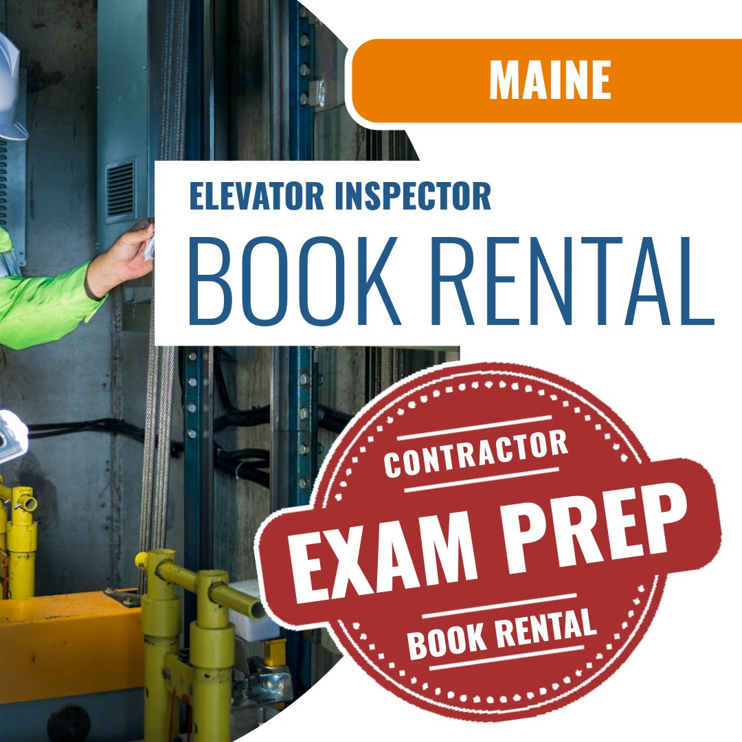 Maine Elevator Inspector - Books & Courses Rental Package