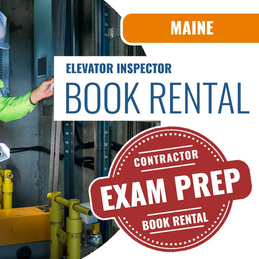 Maine Elevator Inspector - Books & Courses Rental Package