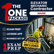 The 1 Package: All-Inclusive Maine Elevator Mechanic Contractor Exam, Licensing & Business Setup Solution