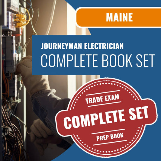 Maine Journeyman Electrician Exam Book Package