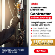Maine Journeyman Electrician Ultimate Exam Prep Rental Package