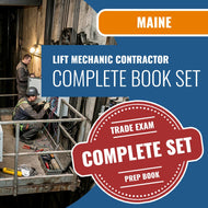 Maine Lift Mechanic Contractor Exam Book Package