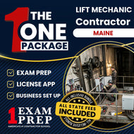 The 1 Package: All-Inclusive Maine Lift Mechanic Contractor Exam, Licensing & Business Setup Solution