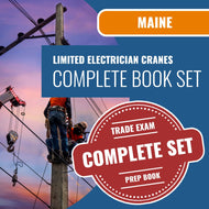 Maine Limited Electrician Cranes Contractor Exam Book Package