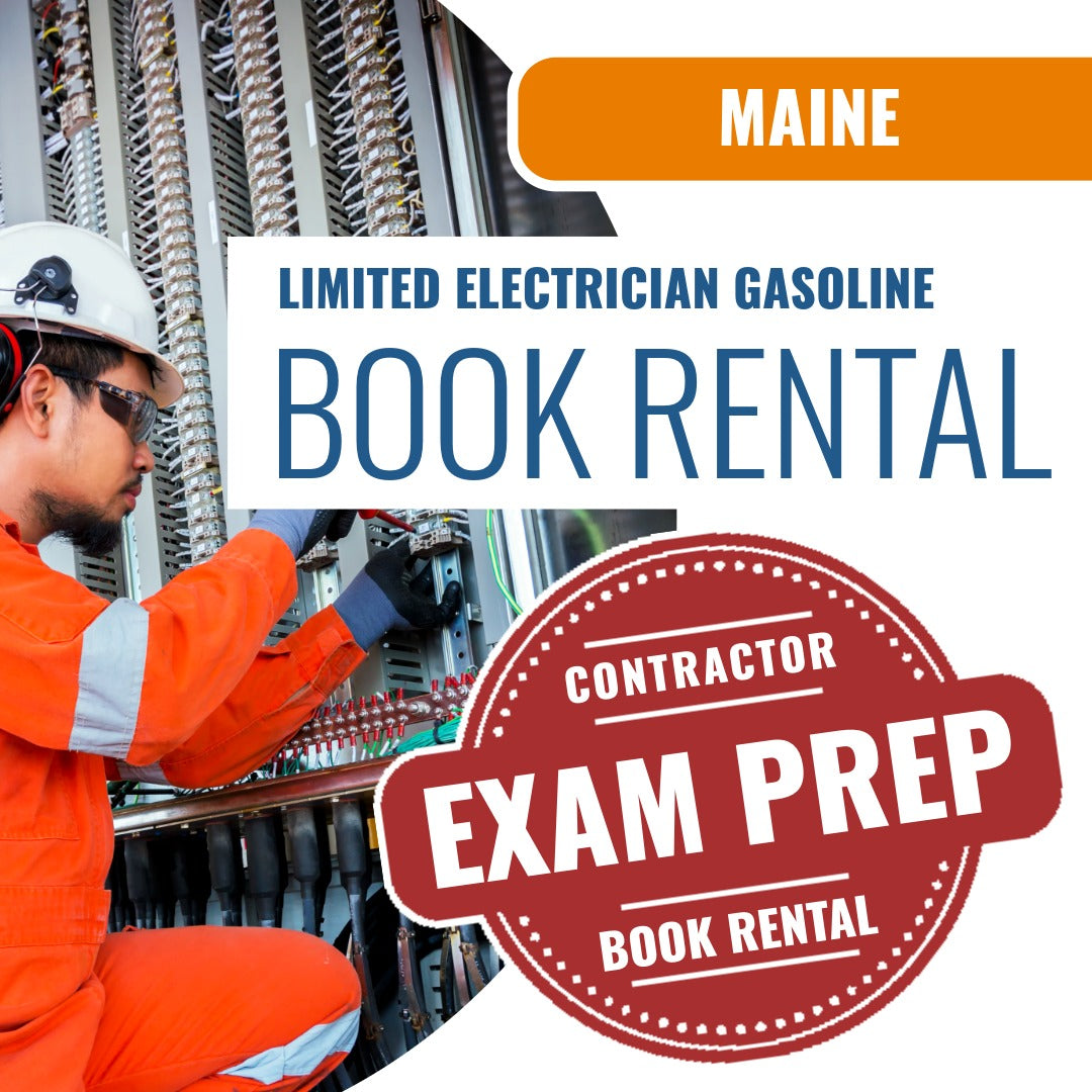 Maine Limited Electrician Gasoline Dispensing Contractor - Books & Courses Rental Package