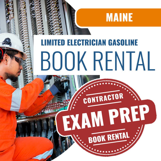 Maine Limited Electrician Gasoline Dispensing Contractor - Books & Courses Rental Package
