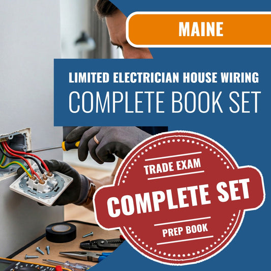 Maine Limited Electrician House Wiring Contractor Exam Book Package