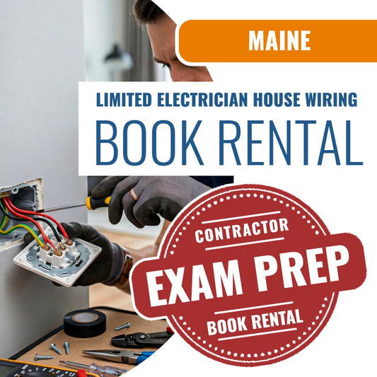 Maine Limited Electrician House Wiring Contractor - Books & Courses Rental Package