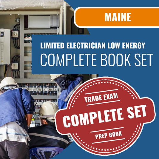 Maine Limited Electrician Low Energy Contractor Exam Book Package