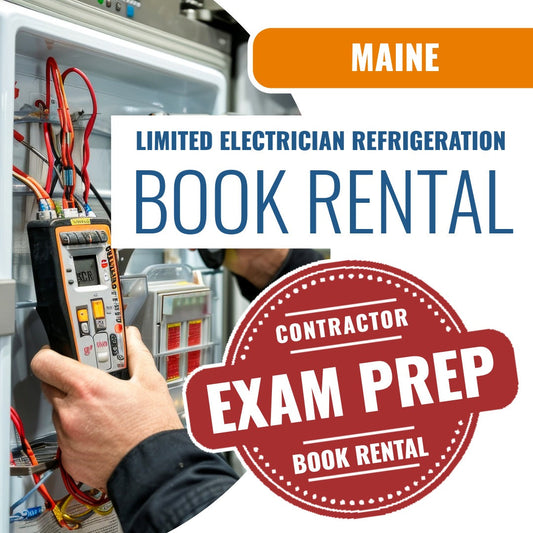 Maine Limited Electrician Refrigeration Contractor - Books & Courses Rental Package