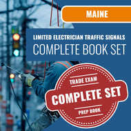 Maine Limited Electrician Traffic Signals Including Outdoor Lighting of Traffic Signals Contractor Exam Book Package