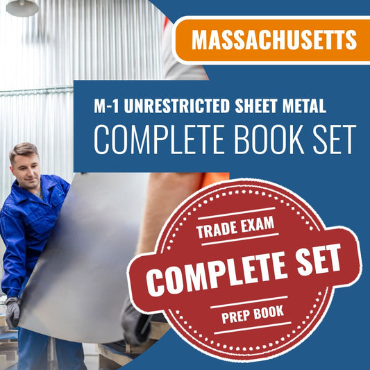 Massachusetts M-1 Unrestricted Master Sheet Metal Contractor Exam Book Package