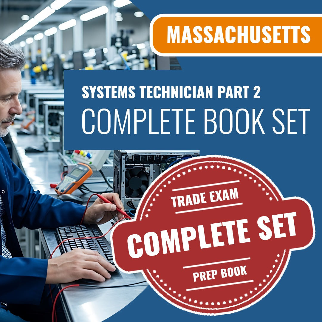 Massachusetts Systems Technician Part 2 (Applied) Exam Book Package