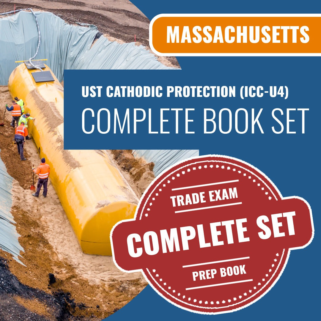 Massachusetts UST Cathodic Protection - (ICC - U4) Exam Book Package