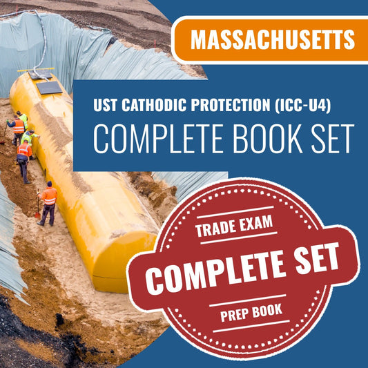 Massachusetts UST Cathodic Protection - (ICC - U4) Exam Book Package