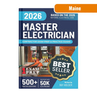Maine 2026 Master Electrician Exam Prep and Study Guide: 12 Practice Exams + 2 Full Final Exams: Trusted by 50k Electricians