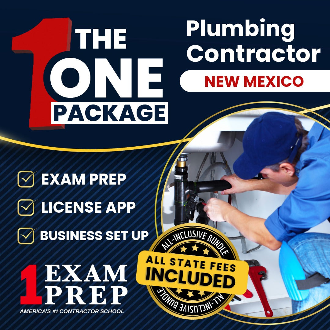 The 1 Package: All-Inclusive New Mexico Plumbing Contractor (MM-1) Exam, Licensing & Business Setup Solution
