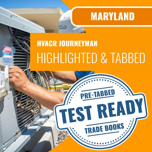 Maryland HVACR Journeyman Highlighted & Tabbed Book Package