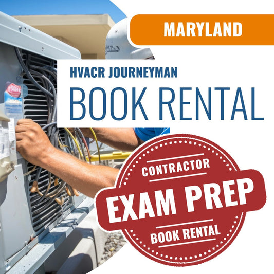 Maryland HVACR Journeyman - Books & Courses Rental Package