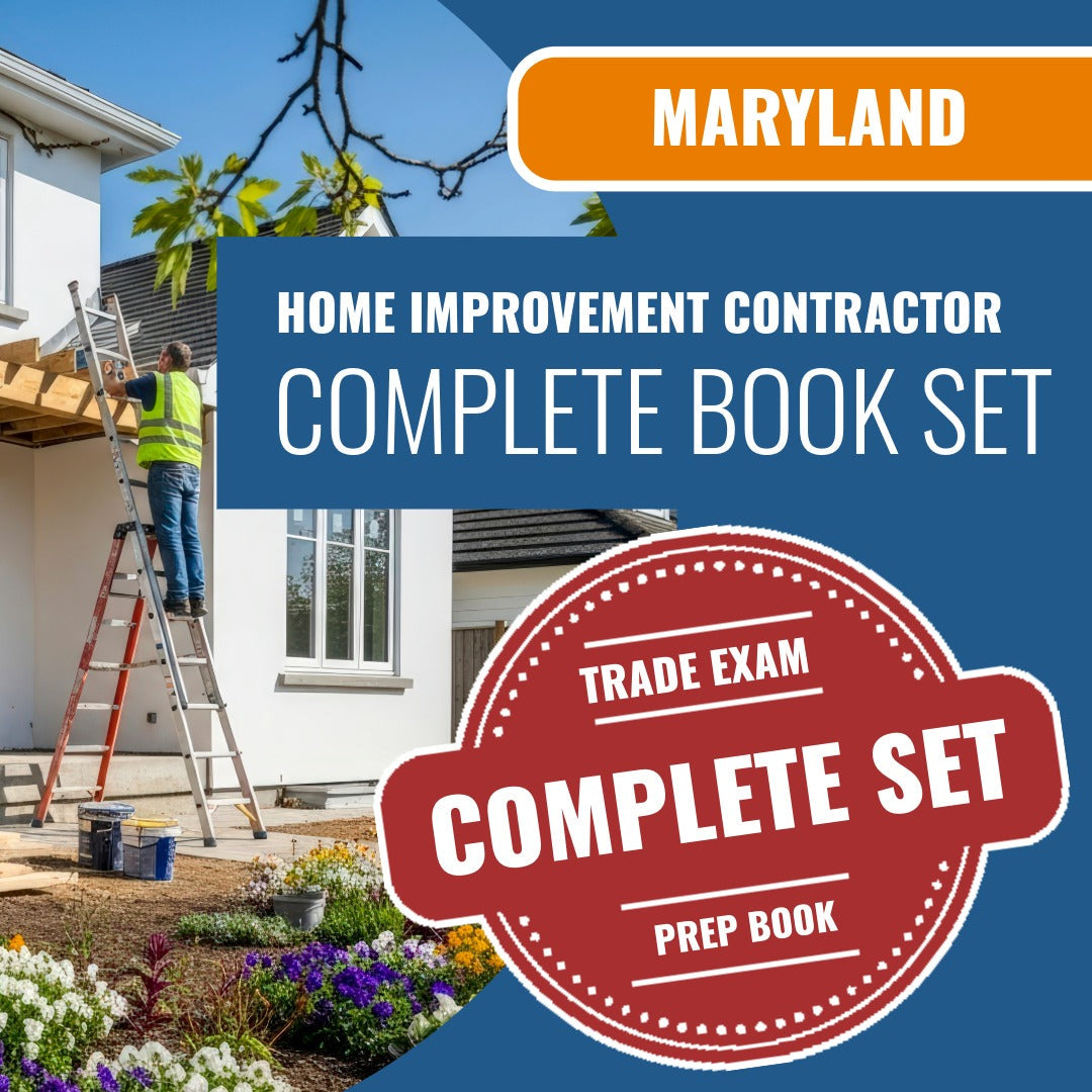 Maryland Home Improvement Contractor Exam Book Package