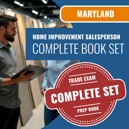 Maryland Home Improvement Salesperson Exam Book Package