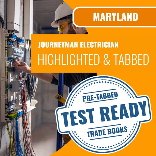 Maryland Journeyman Electrician Highlighted & Tabbed Book Package