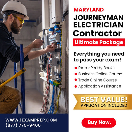 Maryland Journeyman Electrician Ultimate Exam Prep Rental Package