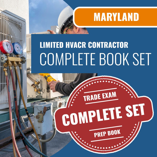 Maryland Limited HVACR Contractor Exam Book Package