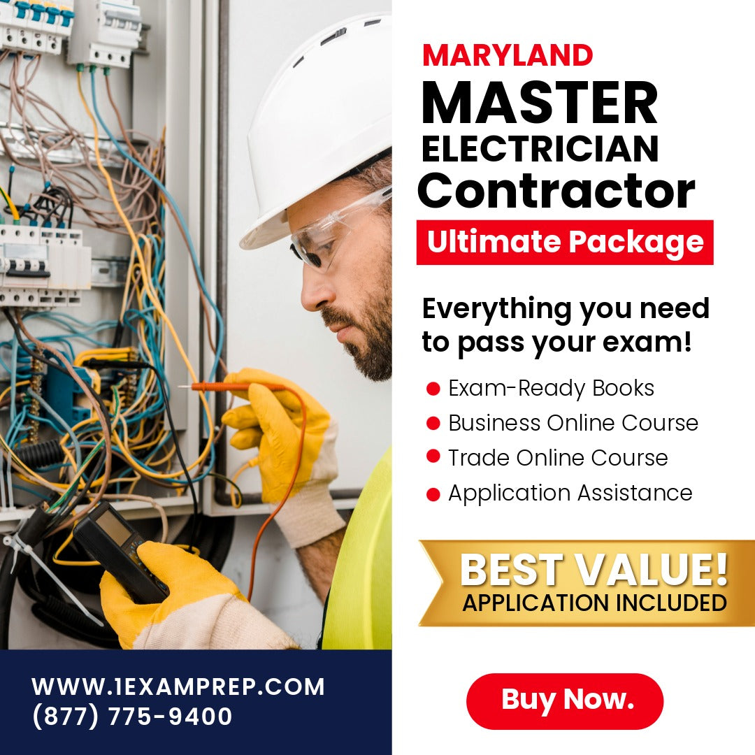Maryland Master Electrician Ultimate Exam Prep Rental Package