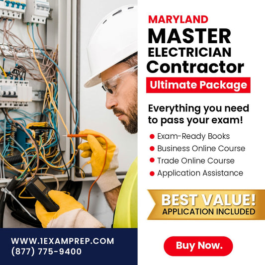 Maryland Master Electrician Ultimate Exam Prep Rental Package