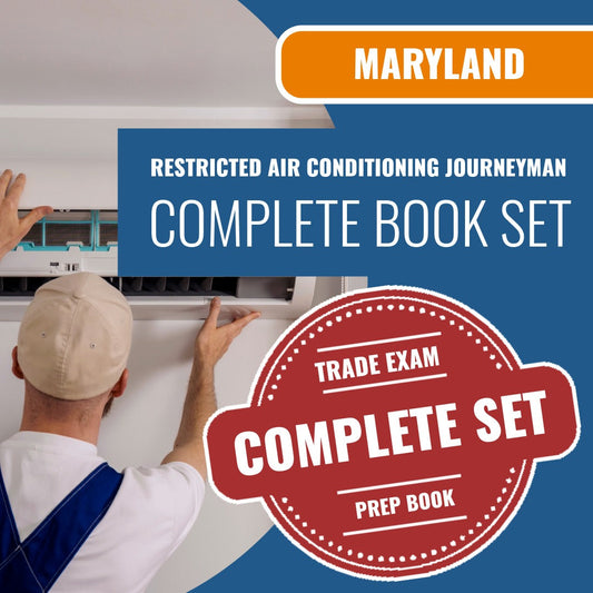 Maryland Restricted Air Conditioning Journeyman Exam Book Package