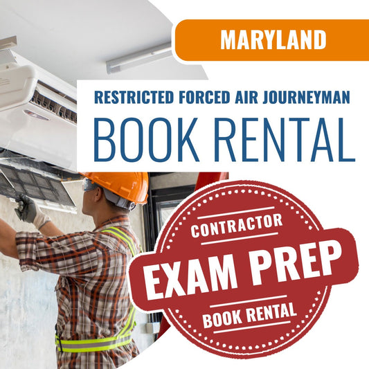 Maryland Restricted Forced Air Journeyman  - Books & Courses Rental Package