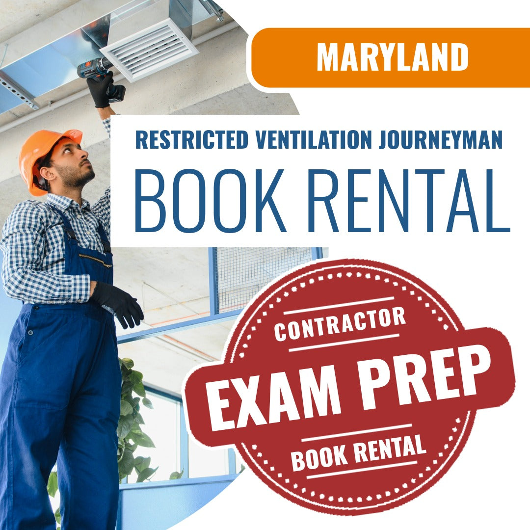 Maryland Restricted Ventilation Journeyman  - Books & Courses Rental Package