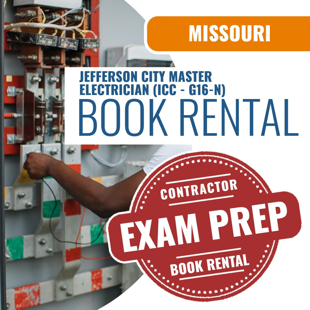 Jefferson City Missouri Master Electrician (ICC - G16-N) - Books & Courses Rental Package