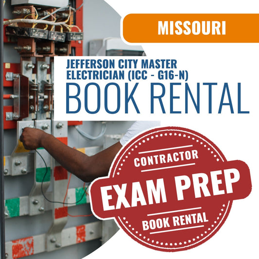Jefferson City Missouri Master Electrician (ICC - G16-N) - Books & Courses Rental Package