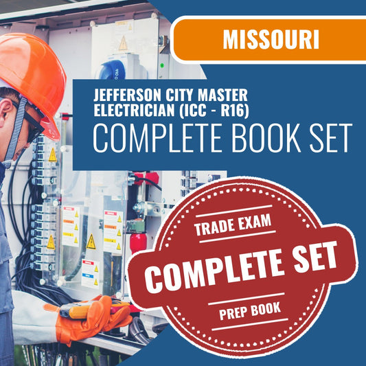 Jefferson City Missouri Master Electrician (ICC - R16) Exam Book Package