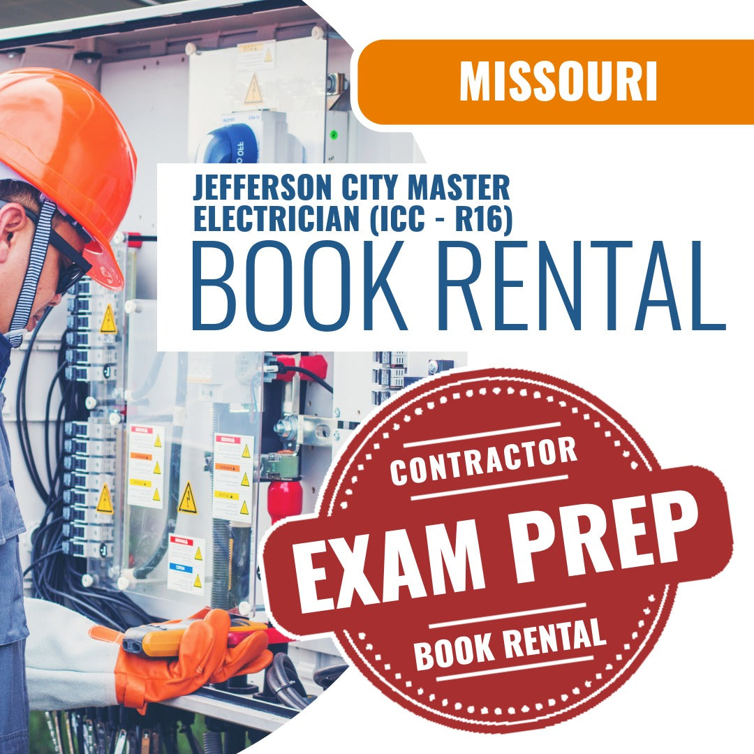 Jefferson City Missouri Master Electrician (ICC - R16) - Books & Courses Rental Package