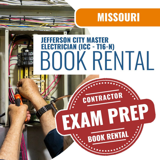 Jefferson City Missouri Master Electrician (ICC - T16-N) - Books & Courses Rental Package