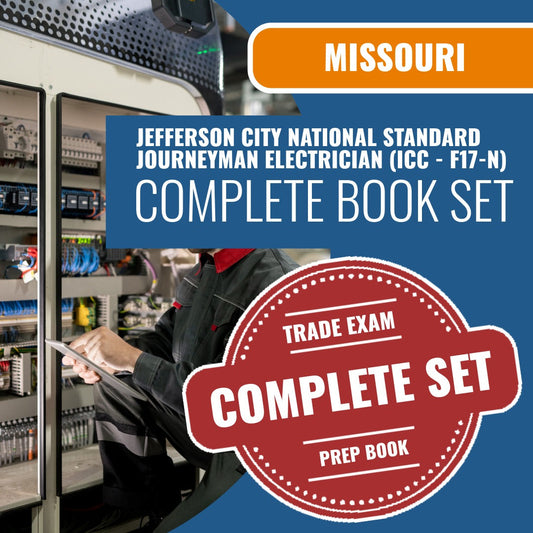 Jefferson City Missouri National Standard Journeyman Electrician (ICC - F17-N) Exam Book Package