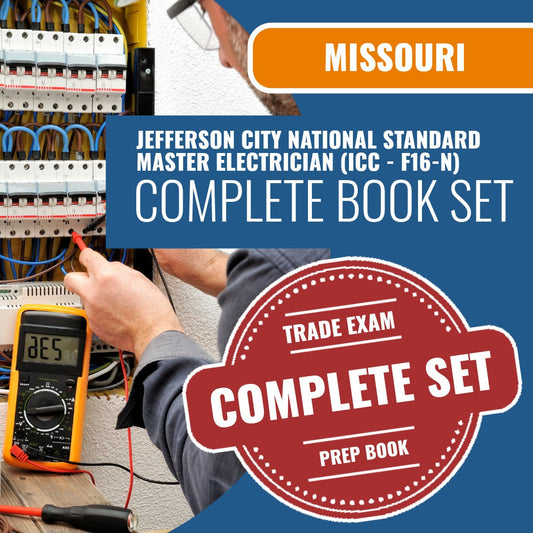 Jefferson City Missouri National Standard Master Electrician (ICC - F16-N) Exam Book Package