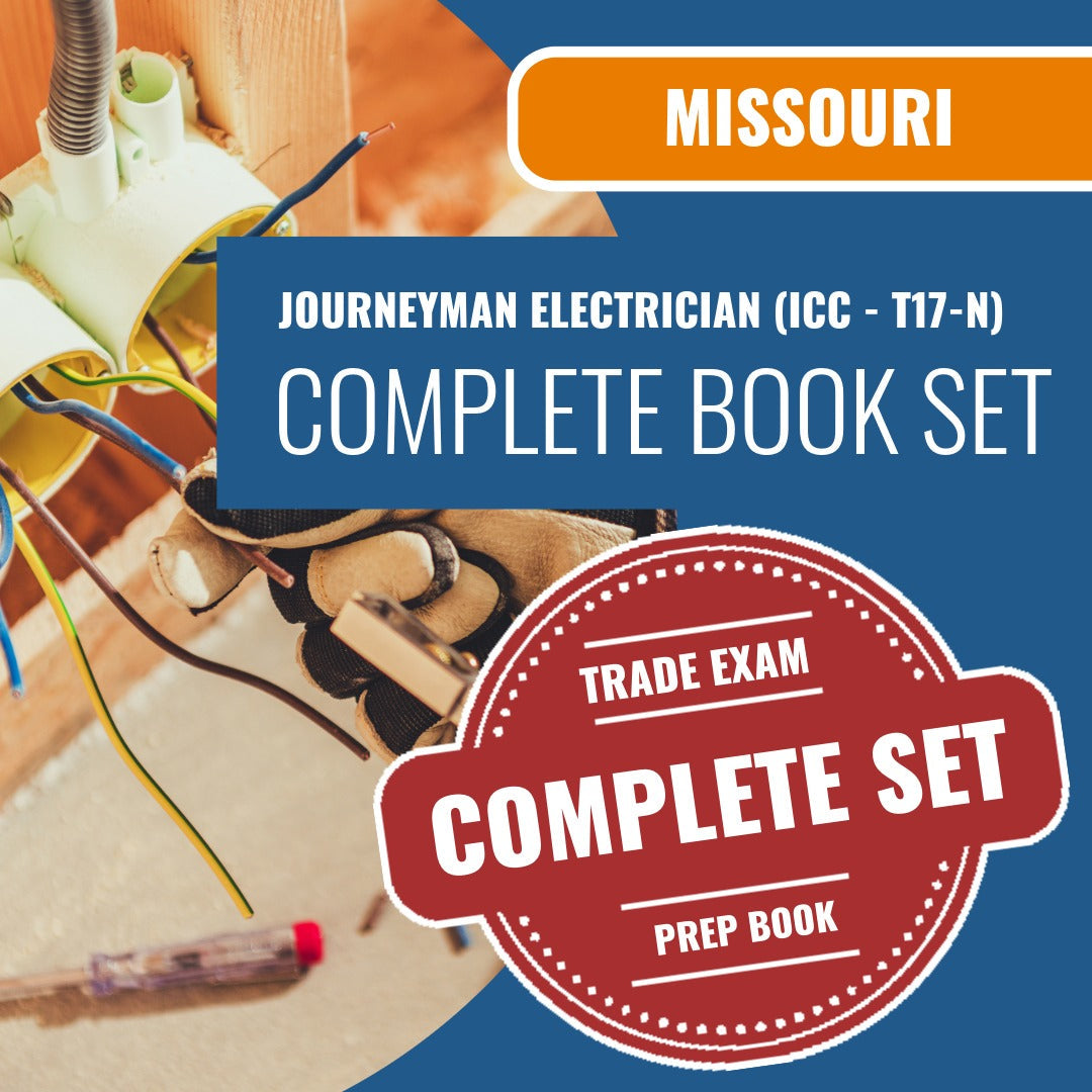 Missouri Journeyman Electrician (ICC - T17-N) Exam Book Package