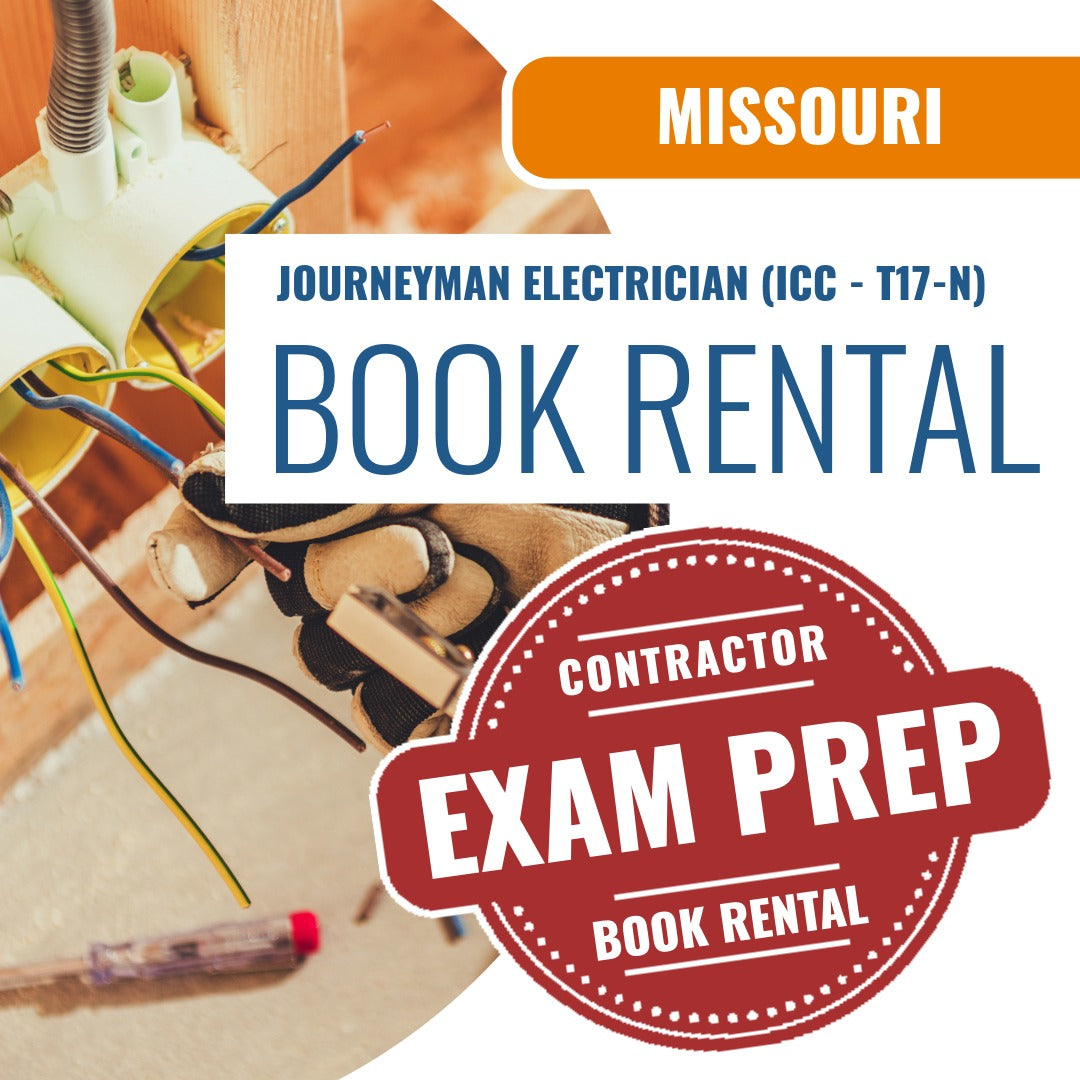 Missouri Journeyman Electrician (ICC - T17-N) - Books & Courses Rental Package