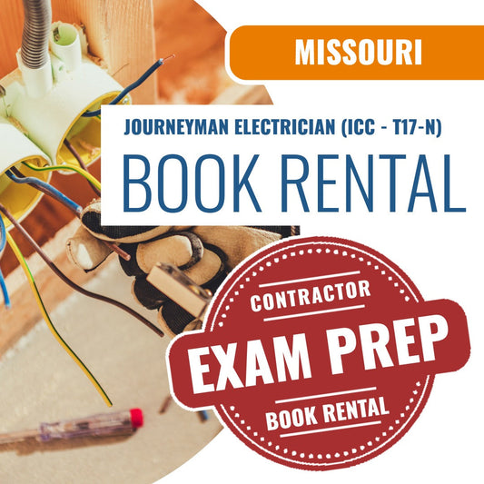 Missouri Journeyman Electrician (ICC - T17-N) - Books & Courses Rental Package